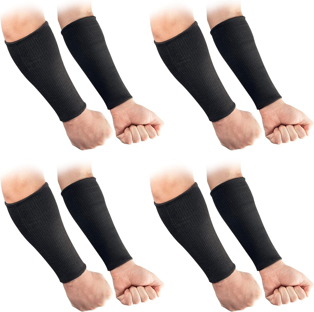OriStout Cut Resistant Farmers Sleeves with Thumb Hole, Arm Protectors for Thin Skin and Bruising, for Gardening, Welding, Kitchen, Arm Guards for Biting, Pet Grooming, Grey, 1 Pair