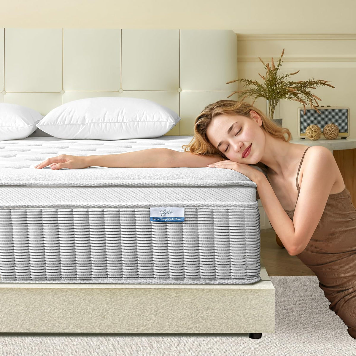 Full Size Mattress,10 inch Full Bed-in-Box, Comfort Cooling Sleep
