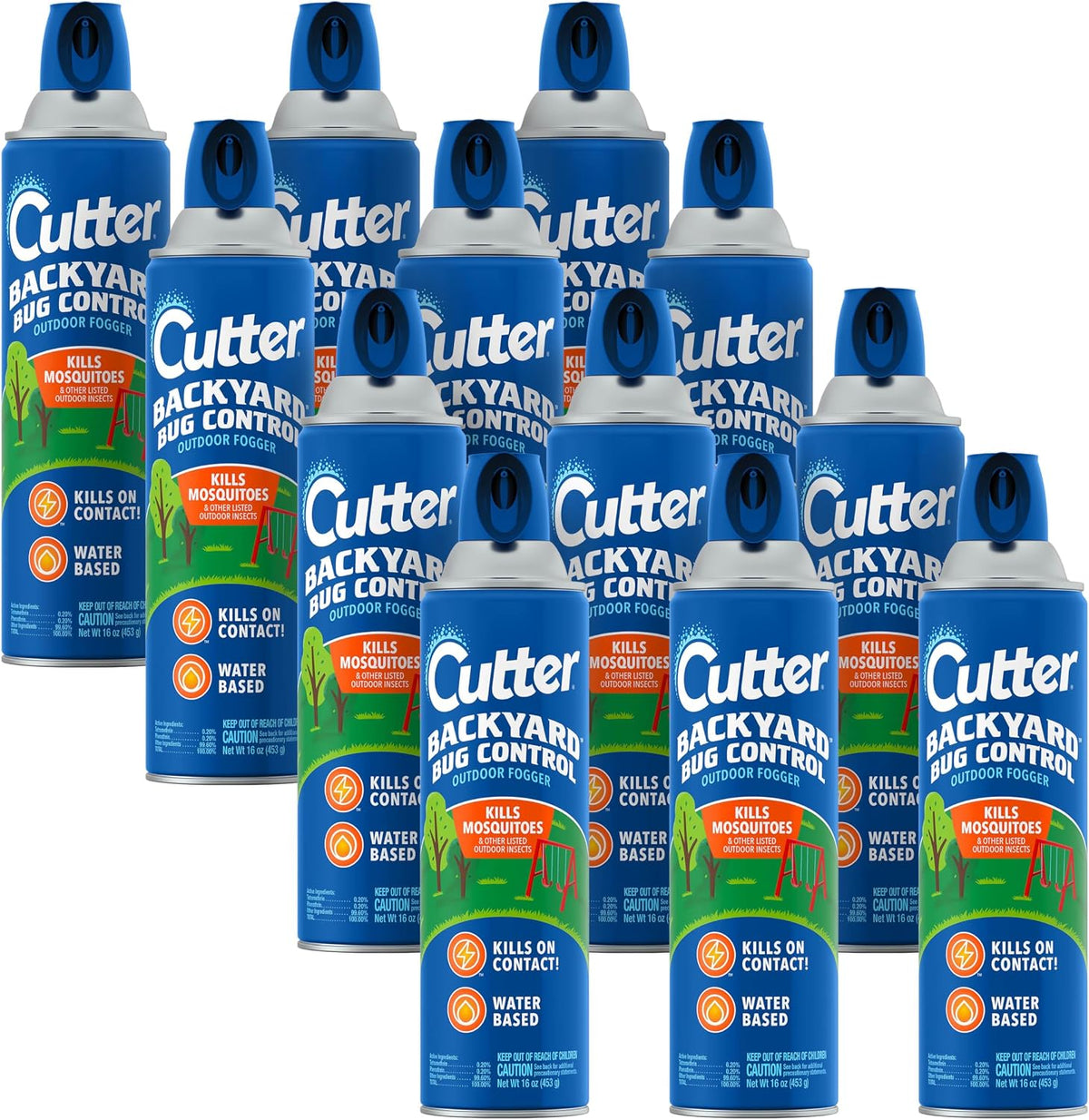 Cutter Backyard Bug Control Outdoor Fogger 16 Oz, 3 Pack