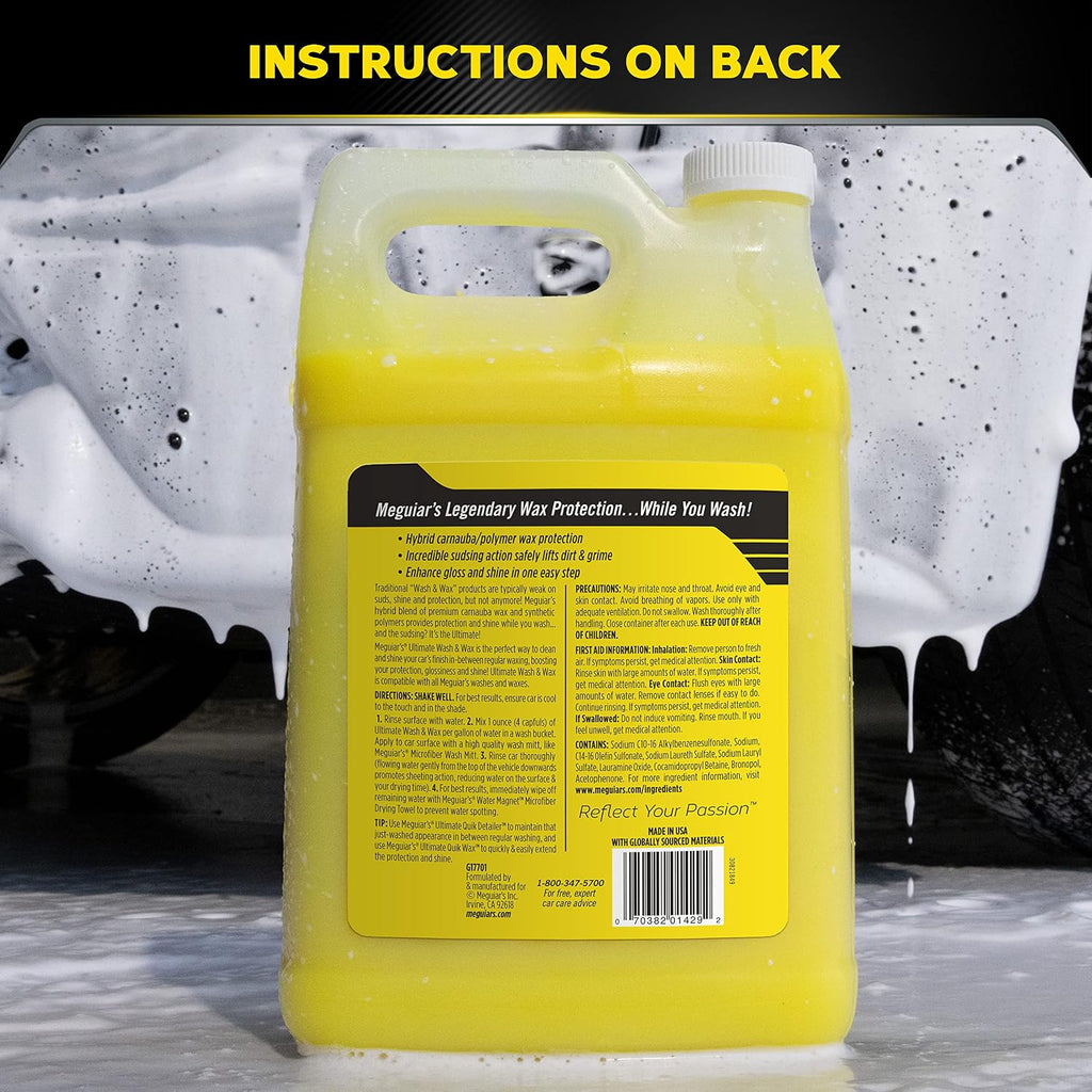 Meguiar's Ultimate Wash and Wax, 1 Gallon