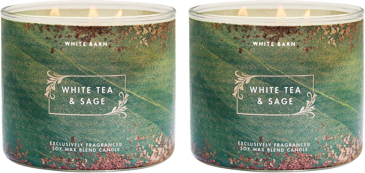 Bath & Body Works Eucalyptus Spearmint 3-Wick Candle - Scented Candle for At-Home Use - Long-Lasting, Room-Filling Fragrance - High Fragrance Oil Concentration - Soy Wax Blend
