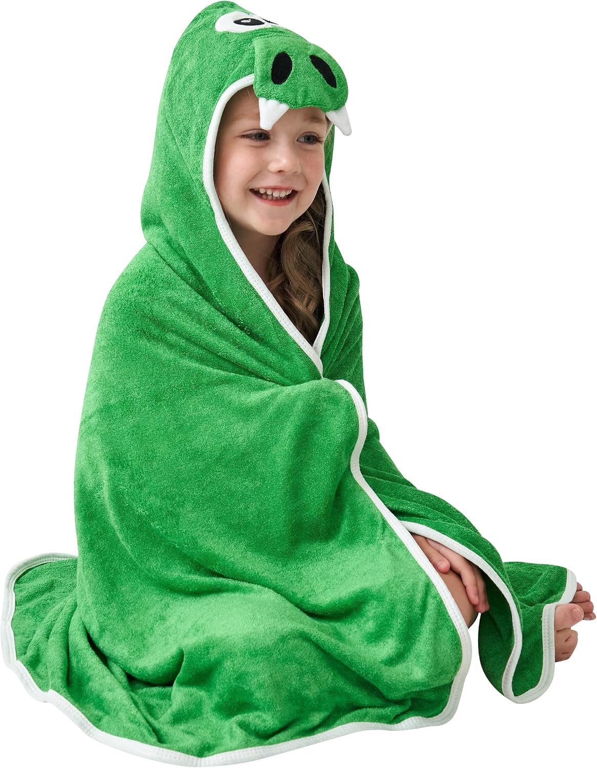 HIPHOP PANDA Ultra Soft Hooded Baby Towel - 2-Layer Thick 500GSM Absorbent