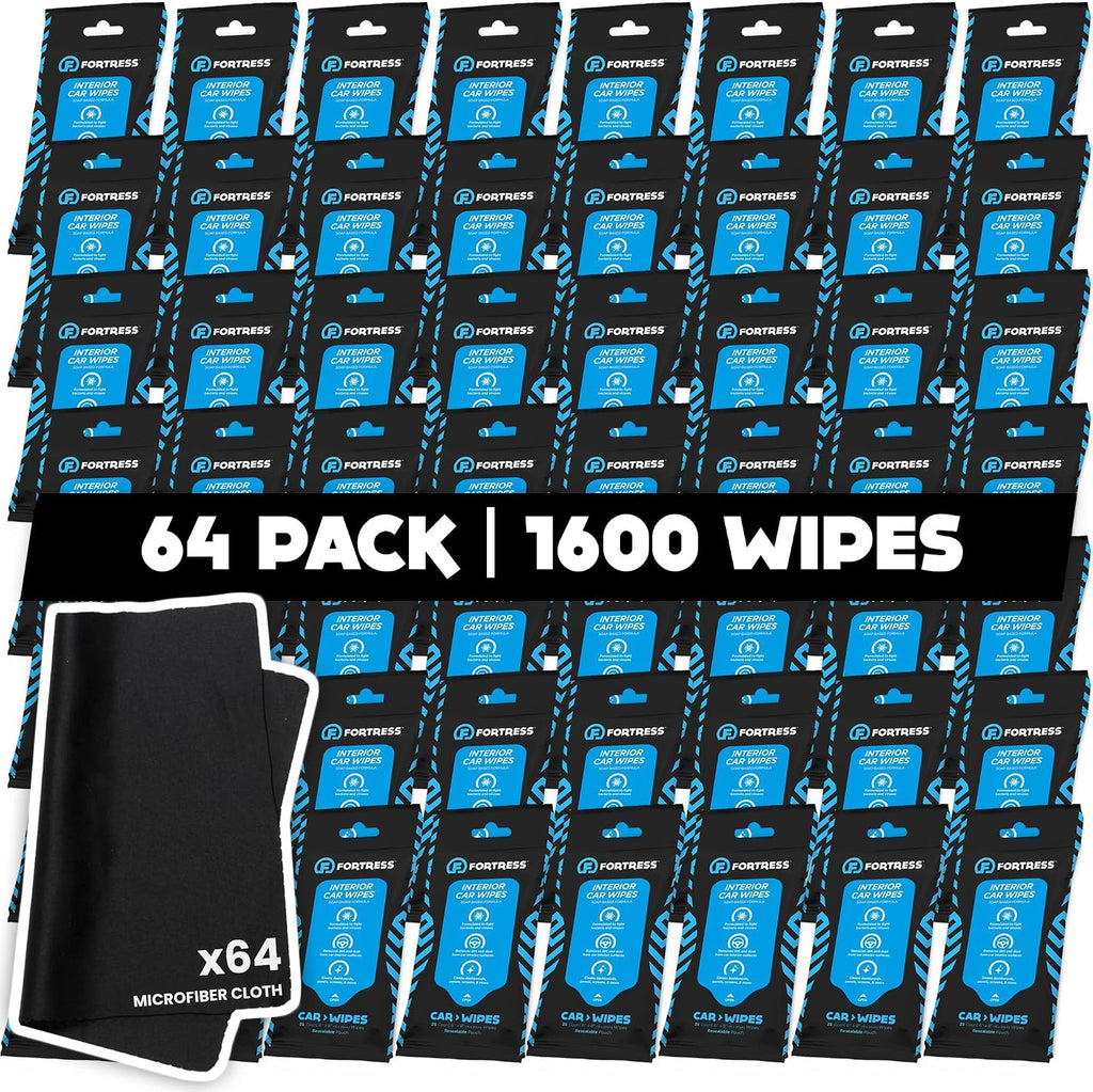 Fortress Car Interior Cleaner Wipes (25 ct.) Travel Size
