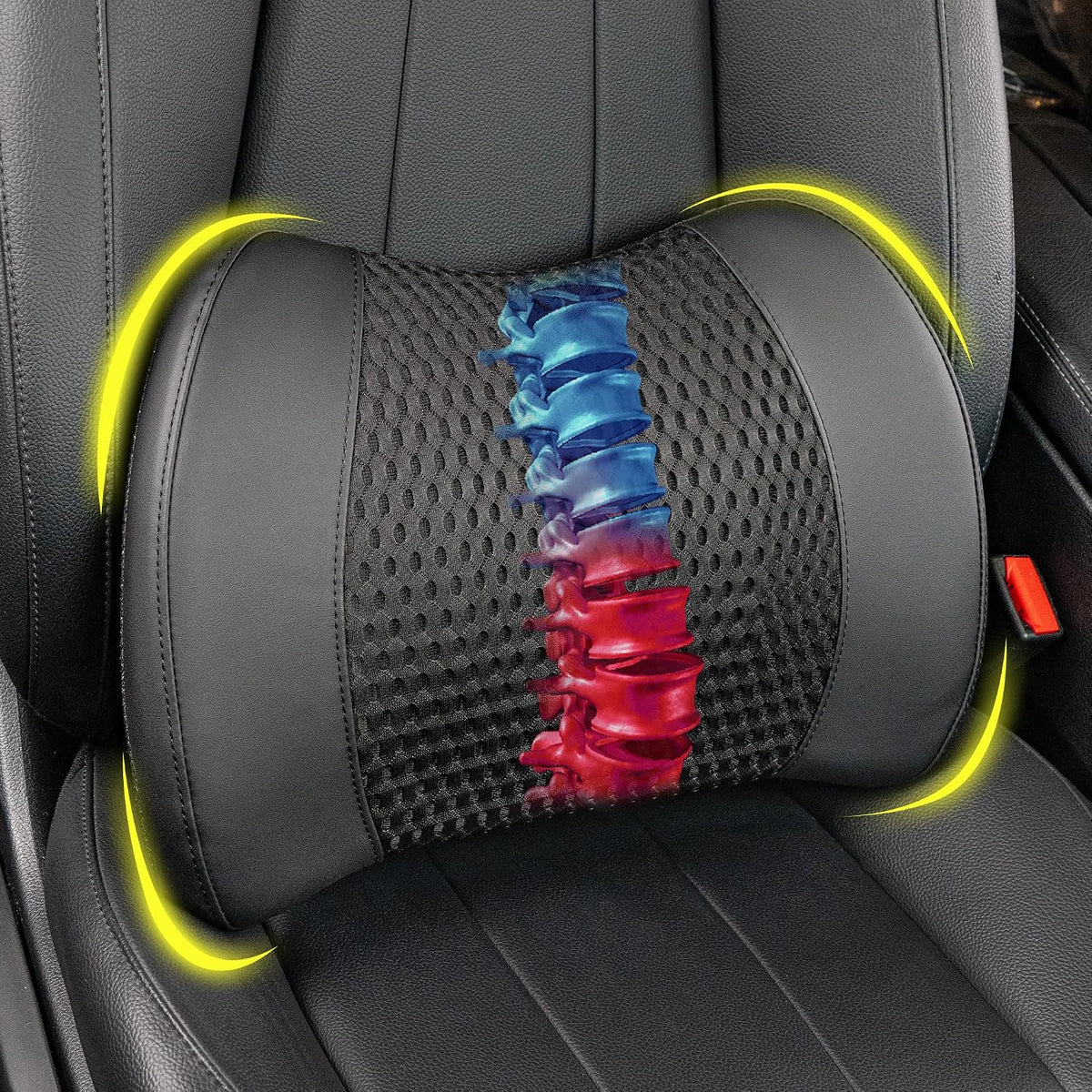 Lofty Aim Lumbar Support Pillow for Car, Car Seat Back Support for Driving