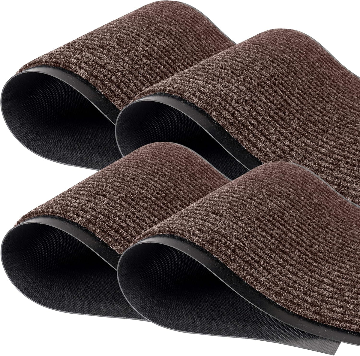 Commercial Floor Mat, Heavy Duty Indoor Outdoor Door Mat, 3x5 Feet Grey, Waterproof Entrance Mat, Non-Slip Backing Rug for Office, Store, Warehouse, Hallway, Garage & Entryway