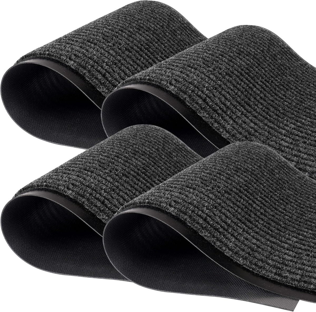 Commercial Floor Mat, Heavy Duty Indoor Outdoor Door Mat, 3x5 Feet Grey, Waterproof Entrance Mat, Non-Slip Backing Rug for Office, Store, Warehouse, Hallway, Garage & Entryway