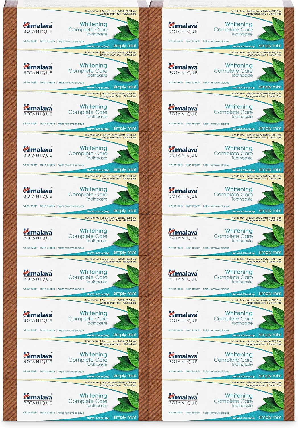 Himalaya Botanique Whitening Complete Care Toothpaste, Mint, 5.29 oz,1 Pack