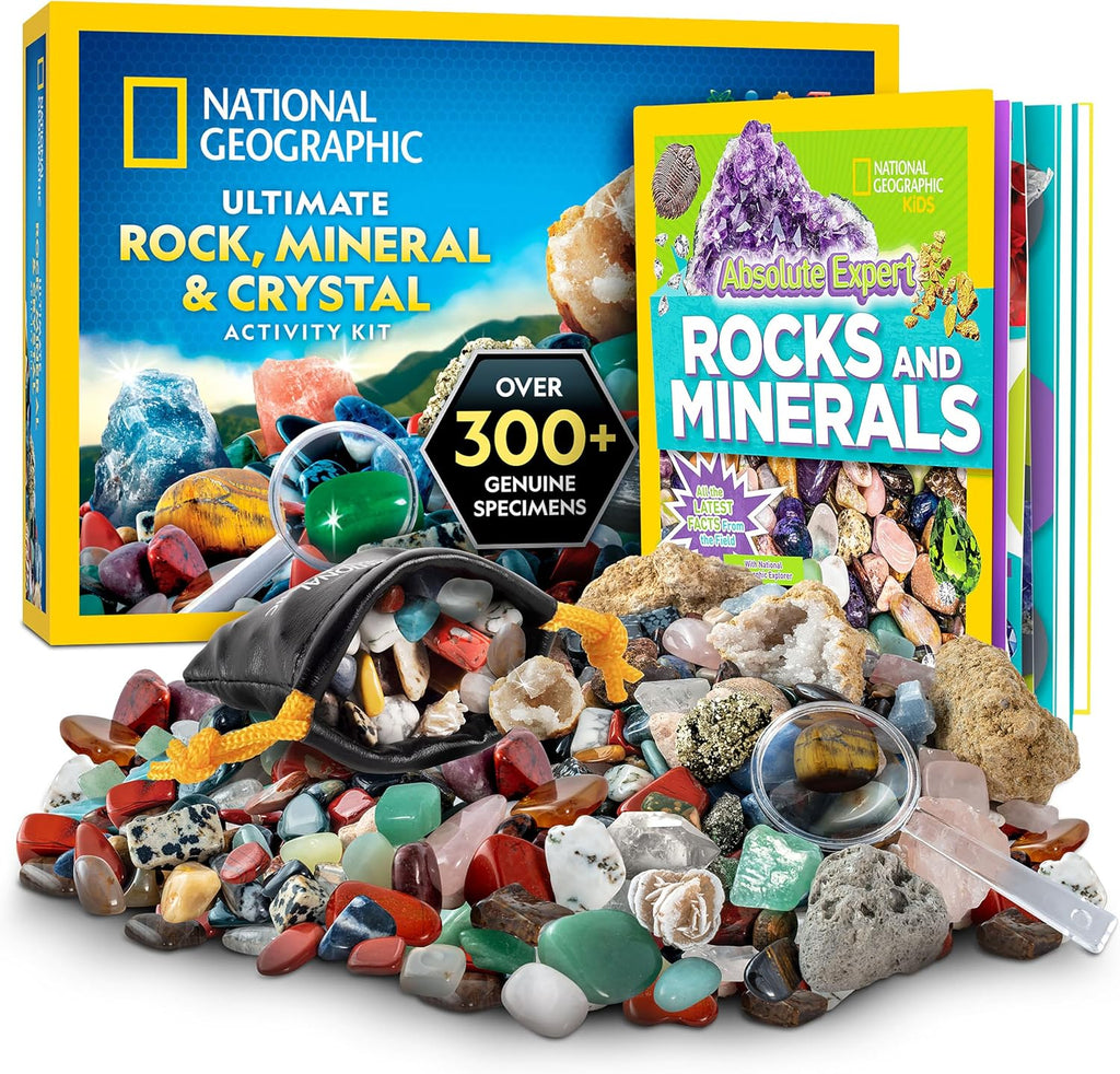 National Geographic Rock Collection with 300+ Gemstones and Minerals