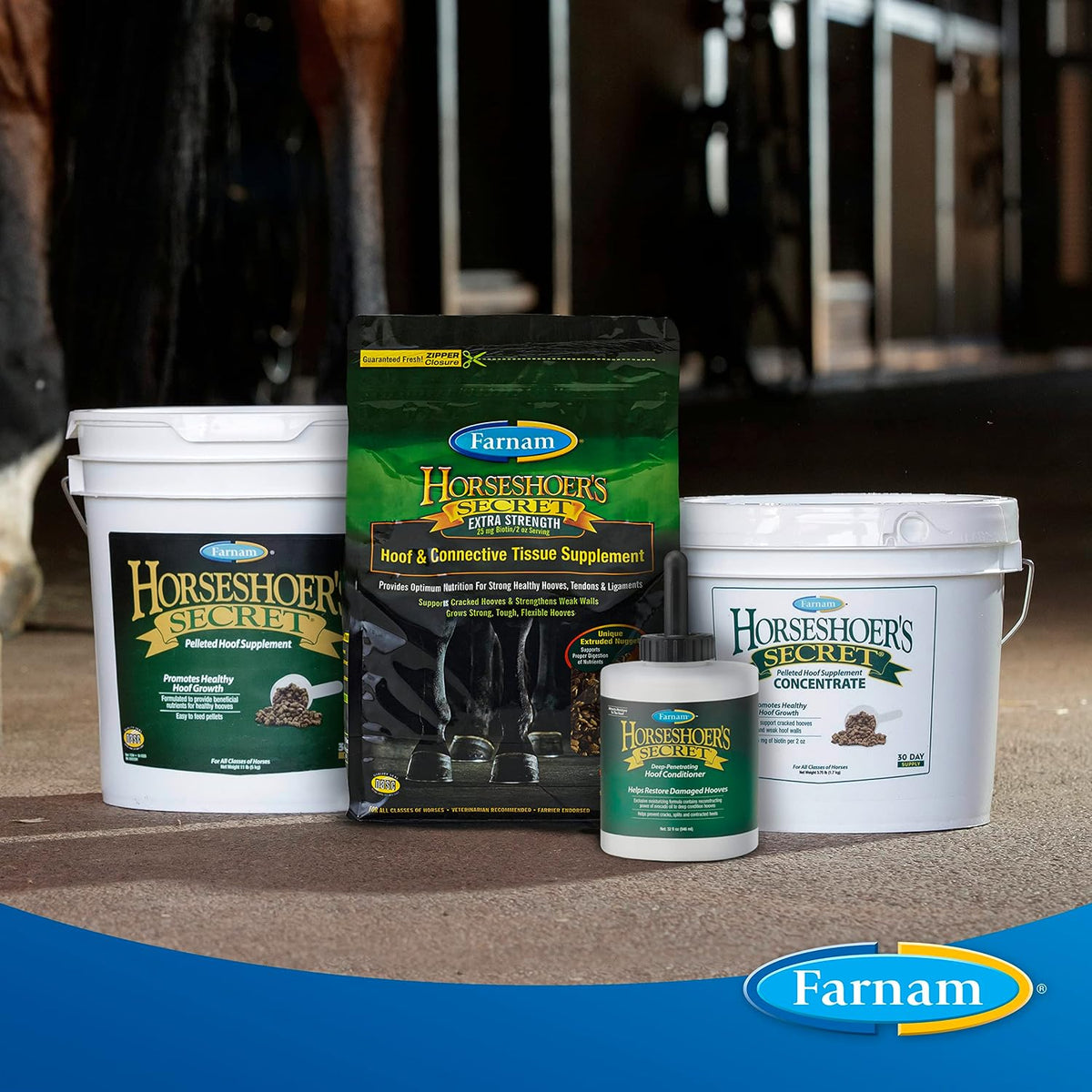 Farnam Horseshoer's Secret Deep-Penetrating Hoof Oil for Horses, 32 Oz