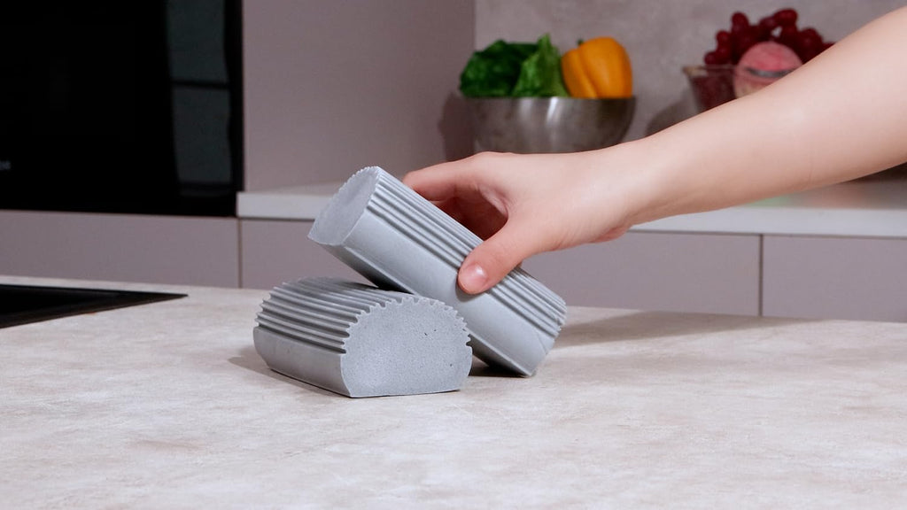 2/4/6/8-Pack Damp Clean Duster Sponge, Magic Sponge Eraser Baseboard Cleaner Tool, Dusters for Cleaning Blinds, Glass, Vents, Railings, Mirrors,Window Track Grooves and Faucets