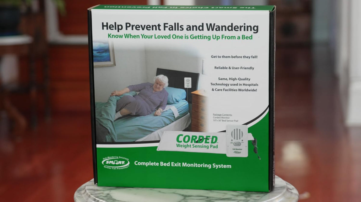 Smart Caregiver Bed Alarm for Elderly Adults, Alerts You When They Get Up
